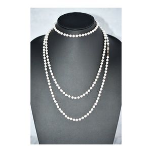 Marvella 30" Faux Pearl Necklace